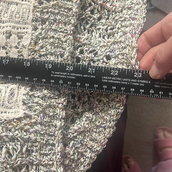 POL ribbon sweater, open knit, perfect for layering sz small - Picture 4 of 6